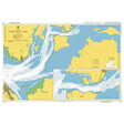 Product image of Admiralty Chart 623 | Tagrin Point to Pepel, featuring navigational markings, depth soundings, and coastal features, essential for safe marine navigation. It could be displayed as an art piece or used for navigation on a boat or ship.