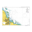 Product image of Admiralty Chart 674 | Approaches to Dar es Salaam, featuring navigational markings, depth soundings, and coastal features, essential for safe marine navigation. It could be displayed as an art piece or used for navigation on a boat or ship.