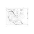 Product image of Admiralty Chart 687 | Kiswere Harbour, featuring navigational markings, depth soundings, and coastal features, essential for safe marine navigation. It could be displayed as an art piece or used for navigation on a boat or ship.