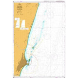 Product image of Admiralty Chart 695 | Northern Approaches to Toamasina (Tamatave), featuring navigational markings, depth soundings, and coastal features, essential for safe marine navigation. It could be displayed as an art piece or used for navigation on a boat or ship.