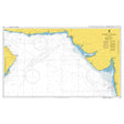 Product image of Admiralty Chart 707 | Mumbai (Bombay) to Muscat (Masqat), featuring navigational markings, depth soundings, and coastal features, essential for safe marine navigation. It could be displayed as an art piece or used for navigation on a boat or ship.