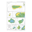 Product image of Admiralty Chart 718 | Islands North of Madagascar, featuring navigational markings, depth soundings, and coastal features, essential for safe marine navigation. It could be displayed as an art piece or used for navigation on a boat or ship.