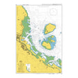 Product image of Admiralty Chart 722 | Port Victoria and Approaches, featuring navigational markings, depth soundings, and coastal features, essential for safe marine navigation. It could be displayed as an art piece or used for navigation on a boat or ship.