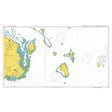 Product image of Admiralty Chart 744 | Suva Harbour to Koro Island, featuring navigational markings, depth soundings, and coastal features, essential for safe marine navigation. It could be displayed as an art piece or used for navigation on a boat or ship.