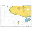 Product image of Admiralty Chart 746 | Navula Passage to Beqa, featuring navigational markings, depth soundings, and coastal features, essential for safe marine navigation. It could be displayed as an art piece or used for navigation on a boat or ship.