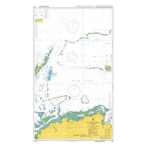 Product image of Admiralty Chart 748 | Yalewa Kalou Passage to Viti Levu Bay, featuring navigational markings, depth soundings, and coastal features, essential for safe marine navigation. It could be displayed as an art piece or used for navigation on a boat or ship.