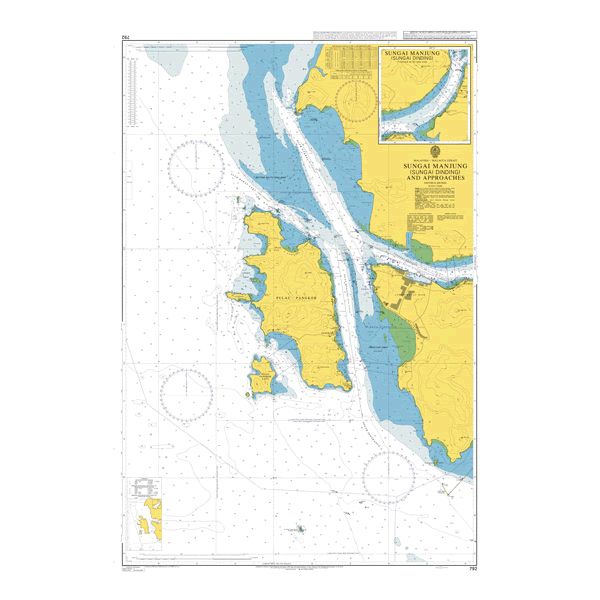 Admiralty Chart 792: Sungai Manjung (Sungai Dinding) and Approaches ...