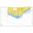 Product image of Admiralty Chart 823 | Pathein River to Yangon (Rangoon) River, featuring navigational markings, depth soundings, and coastal features, essential for safe marine navigation. It could be displayed as an art piece or used for navigation on a boat or ship.