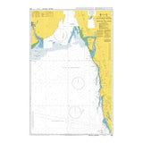 Product image of Admiralty Chart 826 | Yangon (Rangoon) River to Heinze Islands, featuring navigational markings, depth soundings, and coastal features, essential for safe marine navigation. It could be displayed as an art piece or used for navigation on a boat or ship.