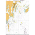 Product image of Admiralty Chart 837 | Landsort to Nynashamn, featuring navigational markings, depth soundings, and coastal features, essential for safe marine navigation. It could be displayed as an art piece or used for navigation on a boat or ship.