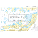 Product image of Admiralty Chart 857 | Goteborg, featuring navigational markings, depth soundings, and coastal features, essential for safe marine navigation. It could be displayed as an art piece or used for navigation on a boat or ship.