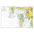 Product image of Admiralty Chart 858 | Approaches to Goteborg, featuring navigational markings, depth soundings, and coastal features, essential for safe marine navigation. It could be displayed as an art piece or used for navigation on a boat or ship.