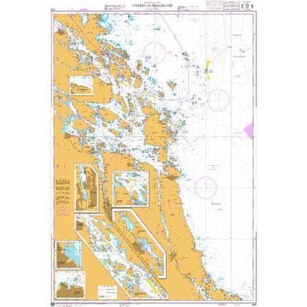 Product image of Admiralty Chart 889 | Vaddo to Oregrund, featuring navigational markings, depth soundings, and coastal features, essential for safe marine navigation. It could be displayed as an art piece or used for navigation on a boat or ship.