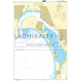 Product image of Admiralty Chart 897 | San Diego Bay, featuring navigational markings, depth soundings, and coastal features, essential for safe marine navigation. It could be displayed as an art piece or used for navigation on a boat or ship.