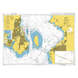 Product image of Admiralty Chart 903 | The Sound Middle Part, featuring navigational markings, depth soundings, and coastal features, essential for safe marine navigation. It could be displayed as an art piece or used for navigation on a boat or ship.