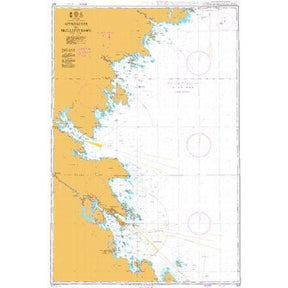 Product image of Admiralty Chart 924 | Approaches to Skelleftehamn, featuring navigational markings, depth soundings, and coastal features, essential for safe marine navigation. It could be displayed as an art piece or used for navigation on a boat or ship.