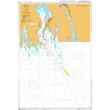 Product image of Admiralty Chart 934 | Umea and Approaches, featuring navigational markings, depth soundings, and coastal features, essential for safe marine navigation. It could be displayed as an art piece or used for navigation on a boat or ship.