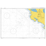 Product image of Admiralty Chart 1021 | Isla Del Cano to Cabo Santa Elena, featuring navigational markings, depth soundings, and coastal features, essential for safe marine navigation. It could be displayed as an art piece or used for navigation on a boat or ship.