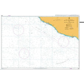 Product image of Admiralty Chart 1026 | Punta Mangrove to Punta Farallon, featuring navigational markings, depth soundings, and coastal features, essential for safe marine navigation. It could be displayed as an art piece or used for navigation on a boat or ship.