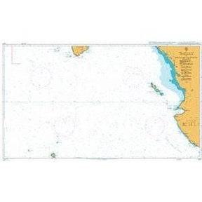 Product image of Admiralty Chart 1027 | Approaches to Golfo de California, featuring navigational markings, depth soundings, and coastal features, essential for safe marine navigation. It could be displayed as an art piece or used for navigation on a boat or ship.
