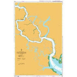 Product image of Admiralty Chart 1039 | Outer Approaches to Ho Chi Minh City, featuring navigational markings, depth soundings, and coastal features, essential for safe marine navigation. It could be displayed as an art piece or used for navigation on a boat or ship.