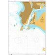 Product image of Admiralty Chart 1106 | Mazatlan, featuring navigational markings, depth soundings, and coastal features, essential for safe marine navigation. It could be displayed as an art piece or used for navigation on a boat or ship.