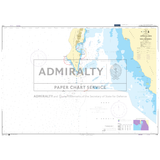 Product image of Admiralty Chart 1131 | Approaches to Nouadhibou, featuring navigational markings, depth soundings, and coastal features, essential for safe marine navigation. It could be displayed as an art piece or used for navigation on a boat or ship.