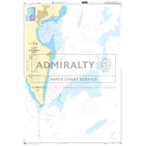 Product image of Admiralty Chart 1132 | Access to the Nouadhibou Ports, featuring navigational markings, depth soundings, and coastal features, essential for safe marine navigation. It could be displayed as an art piece or used for navigation on a boat or ship.