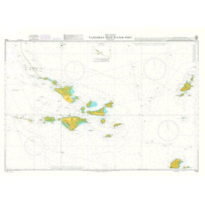 Product image of Admiralty Chart 1144 | Yangshan Deep Water Port, featuring navigational markings, depth soundings, and coastal features, essential for safe marine navigation. It could be displayed as an art piece or used for navigation on a boat or ship.