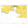 Product image of Admiralty Chart 1194 | Cartagena, featuring navigational markings, depth soundings, and coastal features, essential for safe marine navigation. It could be displayed as an art piece or used for navigation on a boat or ship.