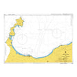 Product image of Admiralty Chart 1204 | Approaches to Porto Torres, featuring navigational markings, depth soundings, and coastal features, essential for safe marine navigation. It could be displayed as an art piece or used for navigation on a boat or ship.