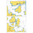 Product image of Admiralty Chart 1212 | Approaches to La Maddalena, featuring navigational markings, depth soundings, and coastal features, essential for safe marine navigation. It could be displayed as an art piece or used for navigation on a boat or ship.