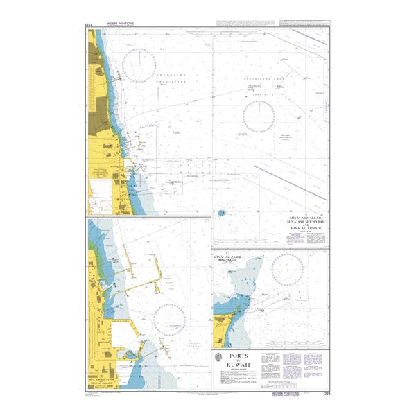 Admiralty Chart 1223: Ports in Kuwait – SailorShop.co.uk