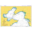 Product image of Admiralty Chart 1256 | Bo Hai and Northern Part of the Yellow Sea, featuring navigational markings, depth soundings, and coastal features, essential for safe marine navigation. It could be displayed as an art piece or used for navigation on a boat or ship.