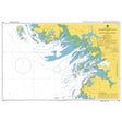 Product image of Admiralty Chart 1258 | Gyeongnyeolbi Yeoldo to Daecheong Gundo, featuring navigational markings, depth soundings, and coastal features, essential for safe marine navigation. It could be displayed as an art piece or used for navigation on a boat or ship.