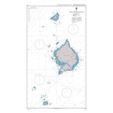 Product image of Admiralty Chart 1348 | Pulau-Pulau Natuna Besar, featuring navigational markings, depth soundings, and coastal features, essential for safe marine navigation. It could be displayed as an art piece or used for navigation on a boat or ship.
