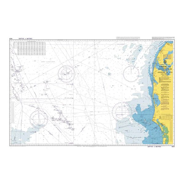 Product image of Admiralty Chart 1404 | Loch Ryan, featuring navigational markings, depth soundings, and coastal features, essential for safe marine navigation. It could be displayed as an art piece or used for navigation on a boat or ship.