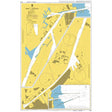 Product image of Admiralty Chart 1445 | Port of Ravenna, featuring navigational markings, depth soundings, and coastal features, essential for safe marine navigation. It could be displayed as an art piece or used for navigation on a boat or ship.