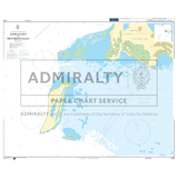 Product image of Admiralty Chart 1449 | Approaches to Providenciales, featuring navigational markings, depth soundings, and coastal features, essential for safe marine navigation. It could be displayed as an art piece or used for navigation on a boat or ship.