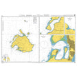 Product image of Admiralty Chart 1494 | Efate and Plans, featuring navigational markings, depth soundings, and coastal features, essential for safe marine navigation. It could be displayed as an art piece or used for navigation on a boat or ship.