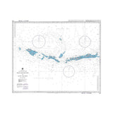Product image of Admiralty Chart 1501 | Approaches to Dongjiakou Gangqu and Shijiu Gangqu, featuring navigational markings, depth soundings, and coastal features, essential for safe marine navigation. It could be displayed as an art piece or used for navigation on a boat or ship.
