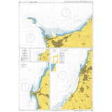 Product image of Admiralty Chart 1561 | Ports in Lebanon, featuring navigational markings, depth soundings, and coastal features, essential for safe marine navigation. It could be displayed as an art piece or used for navigation on a boat or ship.
