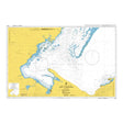 Product image of Admiralty Chart 1573 | Gulf of Honduras, featuring navigational markings, depth soundings, and coastal features, essential for safe marine navigation. It could be displayed as an art piece or used for navigation on a boat or ship.