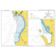 Product image of Admiralty Chart 1590 | Ports in Albania, featuring navigational markings, depth soundings, and coastal features, essential for safe marine navigation. It could be displayed as an art piece or used for navigation on a boat or ship.