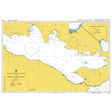 Product image of Admiralty Chart 1600 | Korinthiakos Kolpos and Dioryga Korinthou, featuring navigational markings, depth soundings, and coastal features, essential for safe marine navigation. It could be displayed as an art piece or used for navigation on a boat or ship.