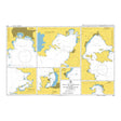 Product image of Admiralty Chart 1644 | Ports and Anchorages on the South-West Coast of Turkey, featuring navigational markings, depth soundings, and coastal features, essential for safe marine navigation. It could be displayed as an art piece or used for navigation on a boat or ship.