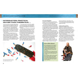 A magazine page reviews Adlard Coles' "Replacing Your Boat's Electrical System," offering step-by-step guidance. It features research, advice, and images of electrical tools and components, with a DIY boat builder expertly handling the equipment.