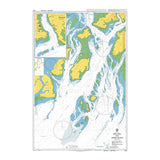 Product image of Admiralty Chart 1727 | Bolama and Approaches, featuring navigational markings, depth soundings, and coastal features, essential for safe marine navigation. It could be displayed as an art piece or used for navigation on a boat or ship.