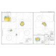 Product image of Admiralty Chart 1769 | Islands and Anchorages in the South Atlantic Ocean, featuring navigational markings, depth soundings, and coastal features, essential for safe marine navigation. It could be displayed as an art piece or used for navigation on a boat or ship.