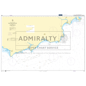 Product image of Admiralty Chart 1784 | Guang'ao Wan to Jieshi Wan, featuring navigational markings, depth soundings, and coastal features, essential for safe marine navigation. It could be displayed as an art piece or used for navigation on a boat or ship.